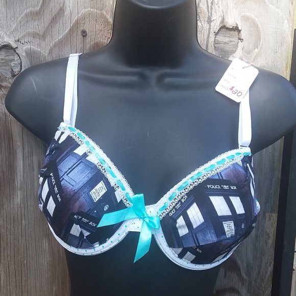 Designer Re-Purpose Other - Doctor Who Theam Bra 40C
